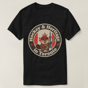 T-shirt Hockey & Patrimoine_ Toronto Rétro Canadien