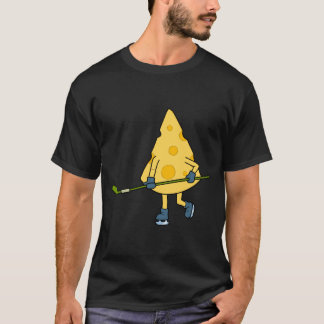 T-shirt Hockey Player Cute Cheese Hobby Sports Performance