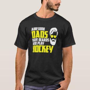 T-shirt Hockey Playoff Beard Fête des pères Dit Hockey Pl