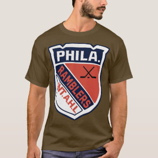 T-shirt Hockey Retro Philadelphia Ramblers 1941