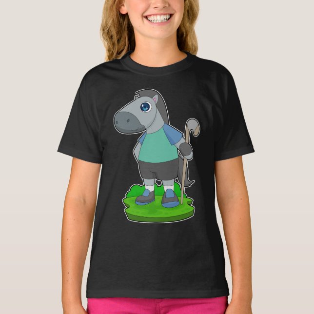 T-shirt Hockey sur gazon à cheval (Devant)