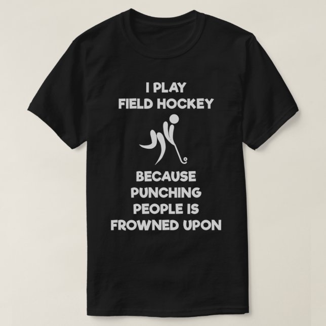 T-shirt Hockey sur gazon Drôle Punch cadeau (Design devant)