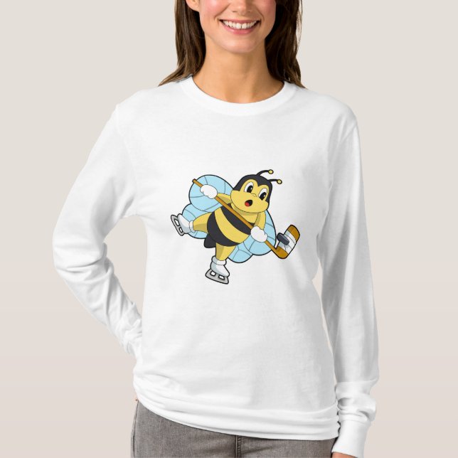 T-shirt Hockey sur glace Bee Hockey sur glace (Devant)