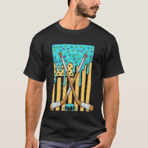 T-shirt Hockey sur glace Crème glacée Garçons Drapeau amér