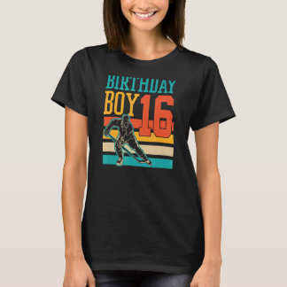 T-shirt Hockey sur glace de 16 ans Thème 16ème anniversair