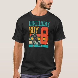 T-shirt Hockey sur glace de 8 ans thème 8e anniversaire fê