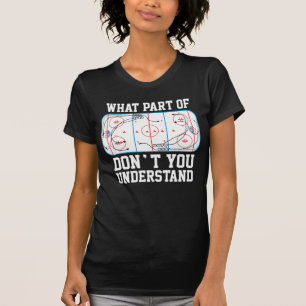 T-shirt Hockey sur glace de quelle partie vous ne