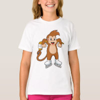 Hockey sur glace singe bâton de hockey sur glace