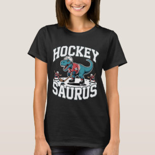 T-shirt Hockeysaurus joueur de hockey sur glace dinosaure