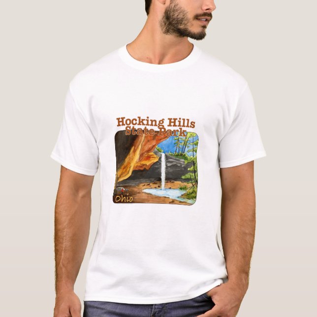 T-shirt Hocking Hills State Park, Ohio (Devant)