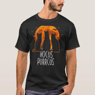 T-shirt Hocus Purrcus Halloween Chats sorciers Parodie 1