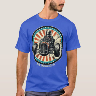 T-shirt Hod Rod Racing Bande Dessinée Style