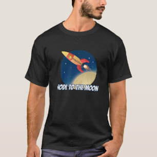 T-shirt HODL À La Lune Dogecoin Crypto Rocket DOGE Crypt