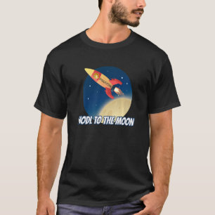 T-shirt Hodl À La Lune Dogecoin Crypto Rocket Doge Crypt