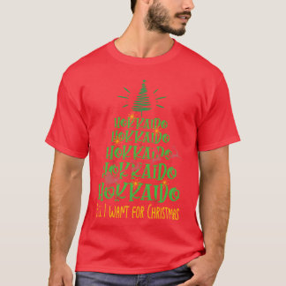 T-shirt Hokkaido Christmas Chien race Christmasree amis