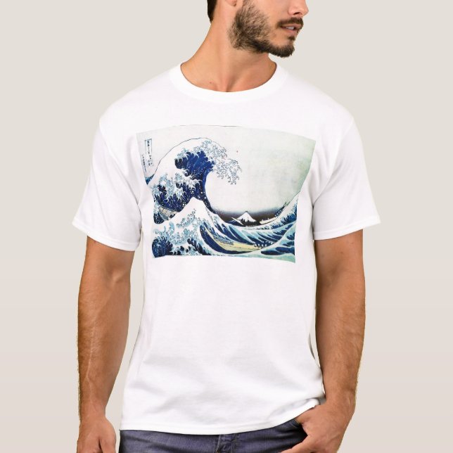 T-shirt Hokusai. (Devant)