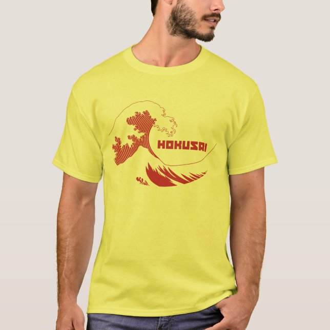 T-shirt Hokusai - la grande vague (Devant)