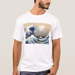 T-shirt Hokusai : La grande vague de Kanagawa