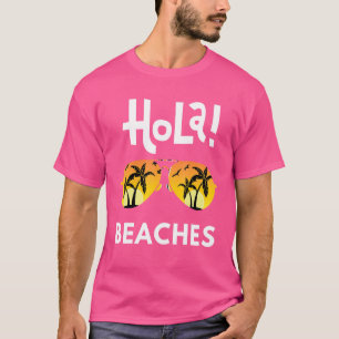 T-shirt Hola Beach Vacances Plage Été Vacances en famille