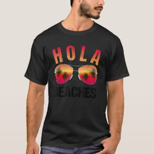 T-shirt Hola Beache Débardeur Funny Beach Vacances été