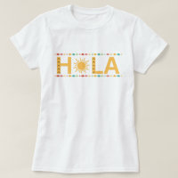 Hola Shirt, Espagne Hola Tshirt, Hello Spanish Shi