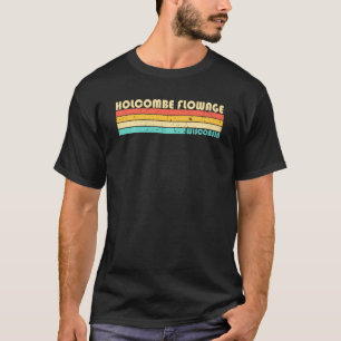 T-shirt Holcombe Flowage Wisconsin Drôle de pêche Camping