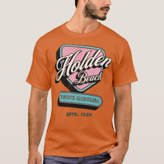 T-shirt Holden Beach Caroline du Nord en lumières