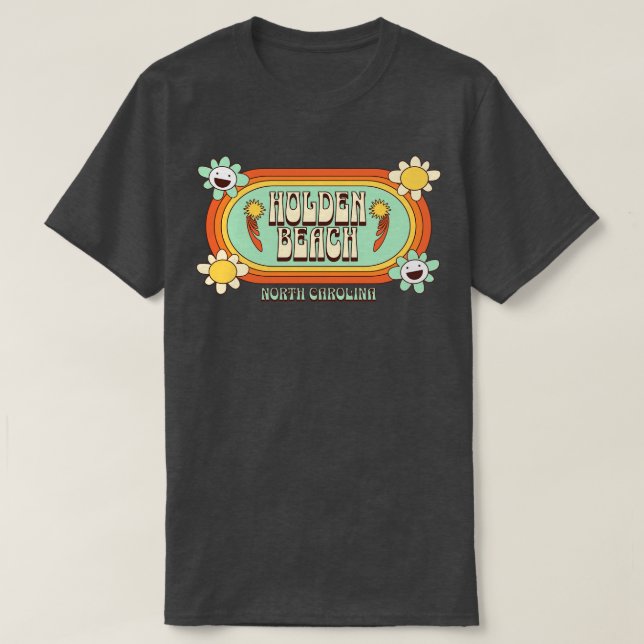 T-shirt Holden Beach North olina Flower Sunshine (Design devant)
