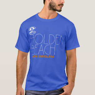 T-shirt Holden Beach North olina Parapluie d'été