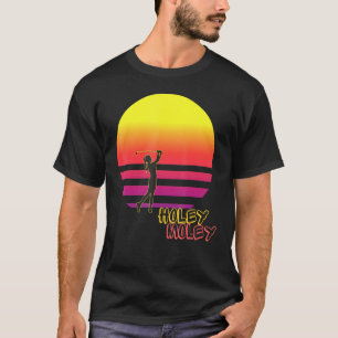 T-shirt Holey Moleys Golf-Sunset Homme