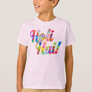 T-shirt Holi Hai ! - Écartez le message de Holi