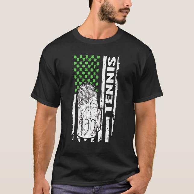 T-shirt Holiday 365 Jour de la Saint Patrick Tennis Sport  (Devant)