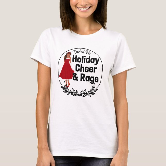 T-shirt Holiday Cheer & Rage (Devant)