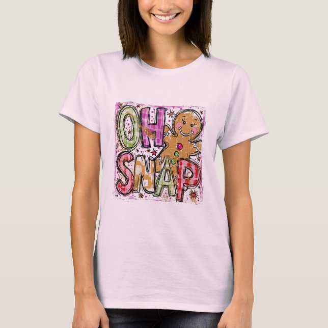 T-shirt Holiday Fun - Oh Snap! (Devant)