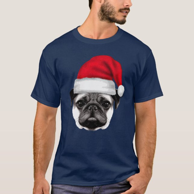 T-shirt Holiday house pug (Devant)
