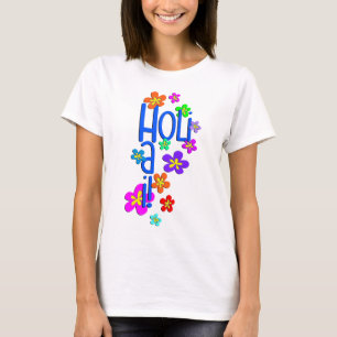T-shirt holiES - HOLI HAI fleurs 2