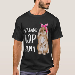 T-shirt Holland Lop Lapin Lapin Maman