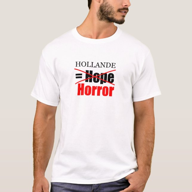 T-shirt Hollande Not Hope = Horreur - Men Tee (Devant)
