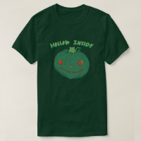 Hollow Inside - Punny Green Jack-o-Lantern Citroui
