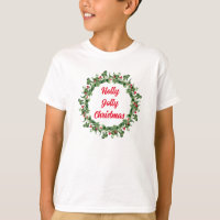 Holly Red Berry Jolly Noël