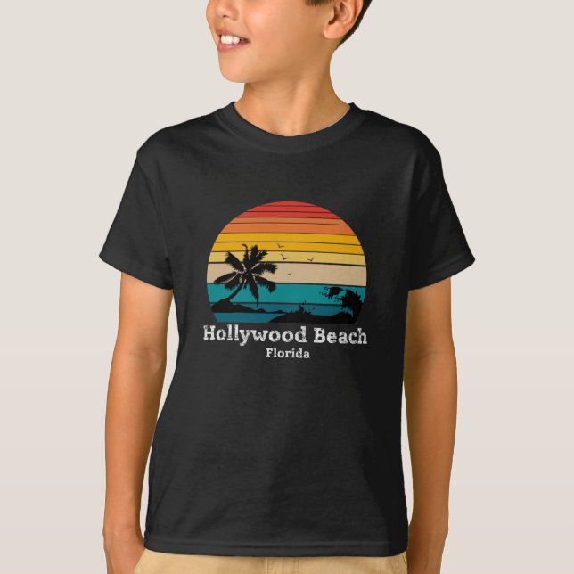 T-shirt Hollywood Beach Hollywood - Floride (Devant)
