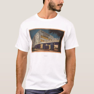 T-shirt Hollywood, CA - "une tache de nuit gaie "
