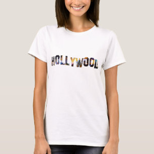 T-Shirt Hollywood, Tee de déclaration, Chemise Tum