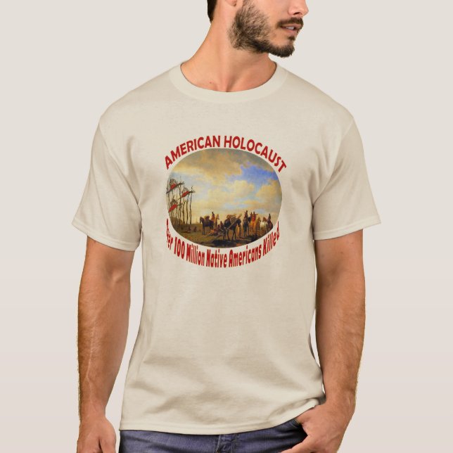 T-shirt Holocauste américain (Devant)