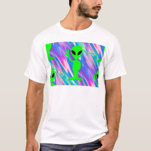 T-shirt Hologramme alien