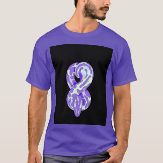 T-shirt Holographie Iridescente Figure 8 Graphique de serp
