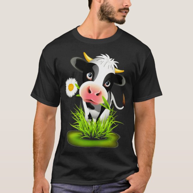 T-shirt Holstein Vache friésienne Vache - Fermier holstein (Devant)