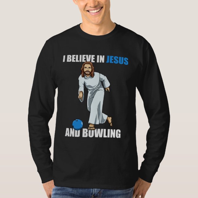T-shirt Holy Strike  Bowling Jesus  1 (Devant)