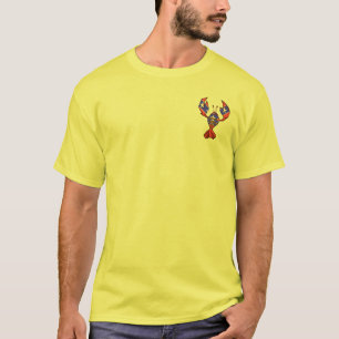 T-shirt Homard à cou rouge