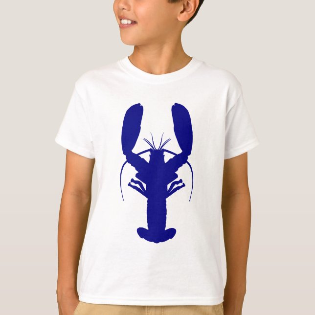 T-shirt Homard bleu de la Marine (Devant)
